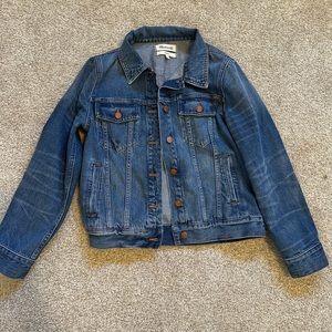 Madewell oversized jean:denim jacket